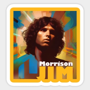 Jim Morrison Waiting for the Sun Sticker